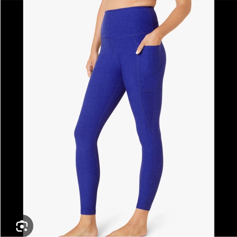 Beyond Yoga Women’s Royal Blue High-Rise Pocket Leggings